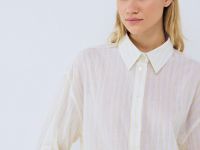 Рубашка из тонкого хлопка, Желтый