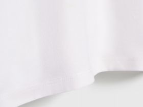 Базовая футболка из хлопка, Белый