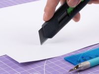 Коврик для резки Малевичъ 3-х слойный, А4, сиреневый