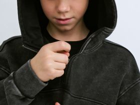 Худи для мальчиков, Серый