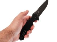 Складной нож Mr.Blade Hellcat blackwash, сталь S35VN, рукоять Black G10