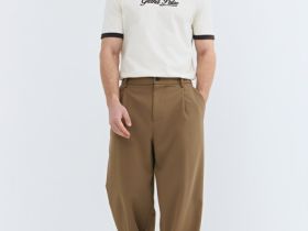 Футболка с текстовым принтом, Белый