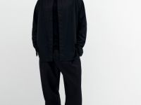 Рубашка с шерстью, Черный