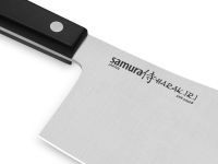Нож-топорик кухонный для мяса Samura "HARAKIRI" (SHR-0040B) 180 мм, сталь AUS-8, рукоять ABS пластик, чёрный
