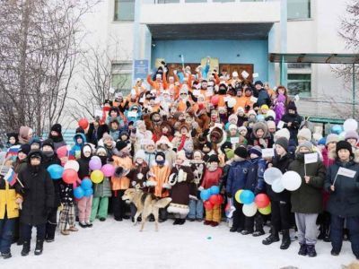 Эстафету огня VIII Игр «Дети Азии» встретил Нижнеколымский район Якутии