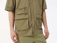 Мужская рубашка Lacoste с коротким рукавом и тремя карманами