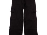 Брюки текстильные джинсовые утепленные для девочек