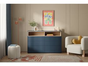 Комод Висмар 143x93 Темно-синий
