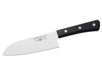 Набор кухонных ножей Hatamoto Sakana JPS-002 "Поварская тройка", сталь AUS-8, рукоять ABS-пластик, черный