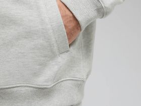 Толстовка на молнии с воротником-стойкой