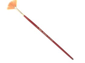 Кисть синтетика №6 веерная Pinax "Oro Rosso 753" короткая ручка