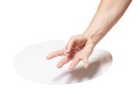 Палитра акриловая овальная 21х31 см, оргстекло 2 мм, прозрачная