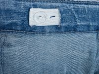 Брюки текстильные джинсовые для девочек