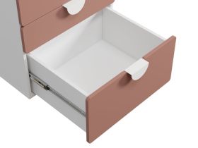 Комод детский Милна 3-60x80 Розовый