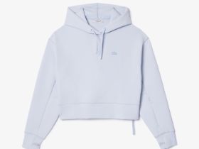 Женская толстовка Lacoste свободного кроя с капюшоном