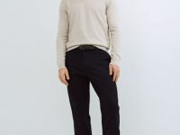 Поло с длинным рукавом, Белый