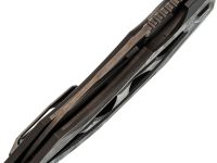 Складной нож TUOTOWN ONYX, стальTmax, рукоять Titanium black / carbon fiber
