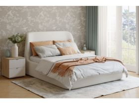 Кровать Далти 140 Букле Молочный