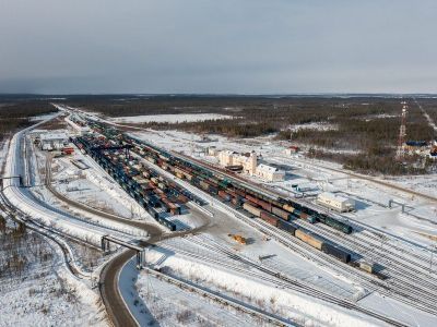 Железнодорожники завершили очередной этап северного завоза до закрытия ледовой переправы