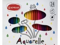 Набор карандашей акварельных ACMELIAE 24 цв.+кисточка