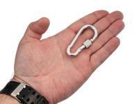 Карабин с муфтой, 6см