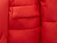 Утепленное пальто с поясом