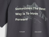 Футболка с фотопринтом, Серый