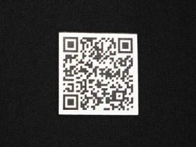 Футболка с AR-принтом для девочек, Черный