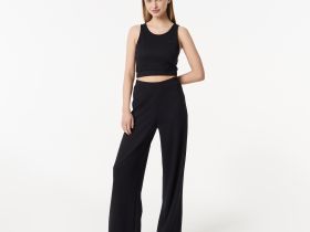 Женский топ Lacoste из хлопка