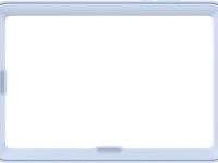 Чехол Samsung Frame Cover Tab S11 голубой