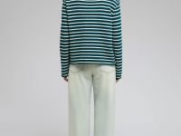 Лонгслив из хлопка в полоску