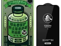 Защитное стекло Remax Privacy Tempered Glass 3D 9H для Apple iPhone 15 Pro цветное (черный)