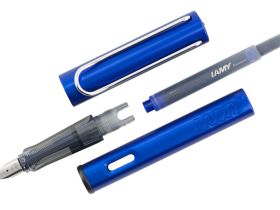 Ручка перьевая LAMY 028 al-star, EF Синий