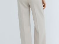 Прямые брюки со стрелками, Бежевый