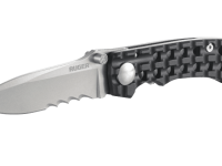 Складной нож CRKT R1804 Ruger® Knives Go-N-Heavy™, сталь 8Cr13MOV Stonewashed Combo Blade, рукоять алюминий