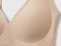 Бесшовный бюстгальтер с формованными чашками, Бежевый