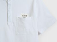 Поло с нашивкой для мальчиков, Белый