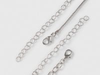 Ожерелье с подвесками для девочек, 2 шт., Серебряный