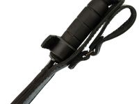 Нож Разведчика Вишня, сталь 65Г, резина