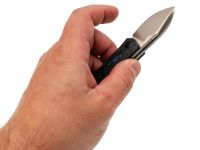 Нож-брелок CKF Keysha, сталь M398, рукоять титан/карбон