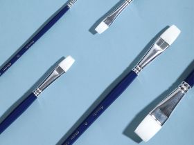 Кисть синтетика жесткая №10 плоская Finenolo