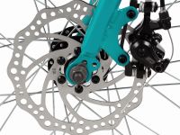 Детский велосипед Novatrack Katrina 20 Disc, год 2025, цвет Зеленый-Фиолетовый