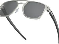 Очки солнцезащитные Oakley Latch Alpha Matte Silver/Prizm Black Polarized (комплект)