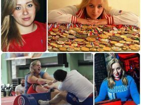 Московские спортсмены в сборной России по мас-рестлингу.