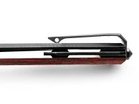 Складной нож LionSteel MT01, сталь MagnaCut, рукоять карбон/титан, красно-черный