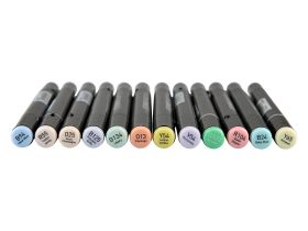 Набор маркеров Sketchmarker "Brush Pro Pastel Set" 12 цветов в картонной упаковке