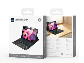 Чехол-клавиатура WIWU 3в 1 Premium Combo для Apple iPad Air 4/5 и Air 11 (2024/2025) (MK006) (черный)