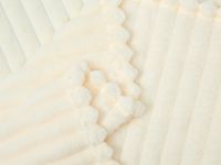 Плед Soft strip, молоко