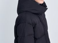Пуховое пальто прямого кроя
