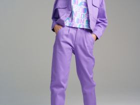 Фуфайка трикотажная для девочек (футболка)